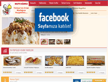 Tablet Screenshot of mutfagimiz.com